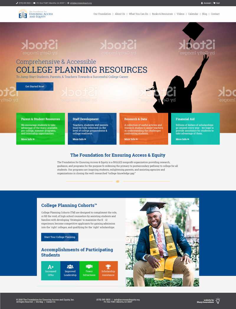Access and Equity Website Design