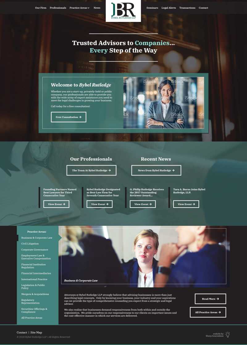 Bybel Rutledge Website Design